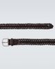 Giorgio Armani Giorgio Armani Braided leather belt - 4