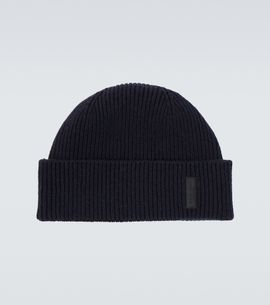 Giorgio Armani Giorgio Armani Ribbed-knit cashmere beanie
