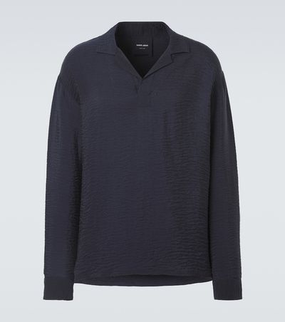 Giorgio Armani Giorgio Armani Seersucker polo shirt