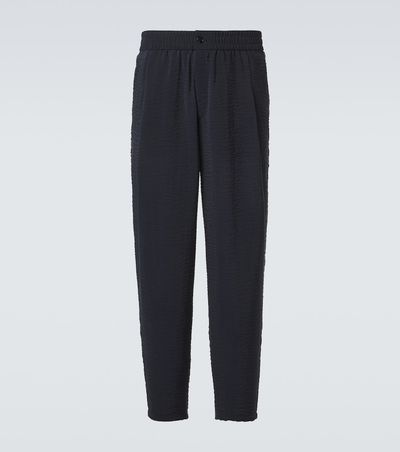 Giorgio Armani Giorgio Armani Seersucker straight pants