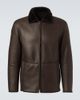 Giorgio Armani Giorgio Armani Shearling-lined leather jacket - 1