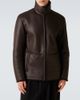 Giorgio Armani Giorgio Armani Shearling-lined leather jacket - 3