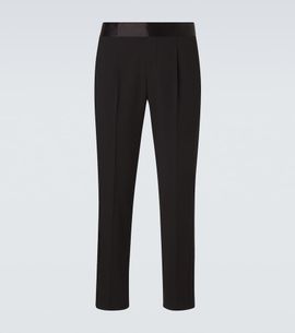 Giorgio Armani Giorgio Armani Virgin wool tuxedo pants