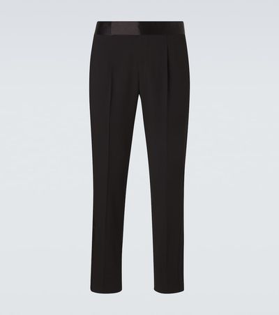 Giorgio Armani Giorgio Armani Virgin wool tuxedo pants