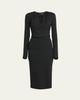 Giorgio Armani Keyhole Milano Jersey Sheath Dress - 1