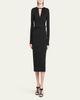 Giorgio Armani Keyhole Milano Jersey Sheath Dress - 2