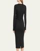 Giorgio Armani Keyhole Milano Jersey Sheath Dress - 3
