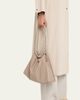 Giorgio Armani Lamb Leather Shopper Shoulder Bag - 2