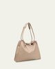 Giorgio Armani Lamb Leather Shopper Shoulder Bag - 3