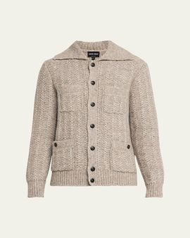 Giorgio Armani Men's 4-Pocket Cardigan Jacket