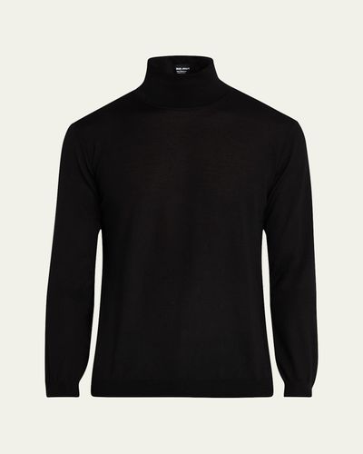 Giorgio Armani Men's Cashmere Plain Stitch Turtleneck
