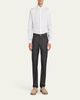Giorgio Armani Men's Classic Solid Linen Sport Shirt - 2