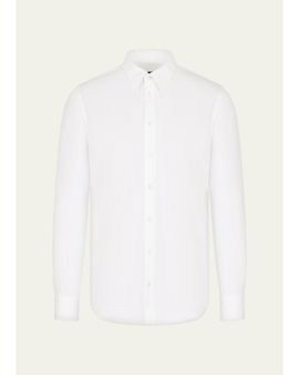 Giorgio Armani Men's Cotton Jersey Sport Shirt