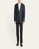 Giorgio Armani Men's Flat-Front Wool Trousers - 2