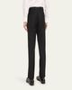 Giorgio Armani Men's Flat-Front Wool Trousers - 3