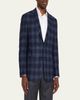 Giorgio Armani Men's Glen Plaid Single-Breasted Sport Coat - 4