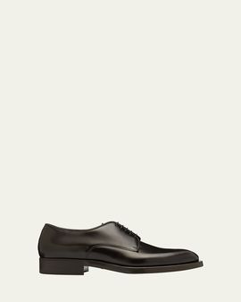 Giorgio Armani Men's Leather Derby Shoes