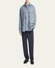 Giorgio Armani Men's Linen Flap-Pocket Field Jacket - 2