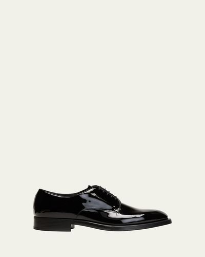 Giorgio Armani Men's Patent Leather Derby Shoes