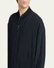 Giorgio Armani Men's Seersucker Full-Zip Bomber Jacket - 5