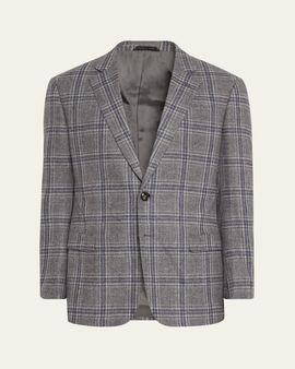 Giorgio Armani Men's Soft Plaid Sport Coat