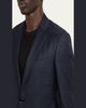 Giorgio Armani Men's Soft Prince of Wales Single-Breasted Sport Coat - 5