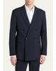 Giorgio Armani Men's Soho-Fit Wool Double-Breasted Sport Coat - 4