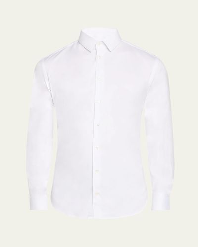 Giorgio Armani Men's Solid Sport Shirt