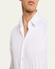 Giorgio Armani Men's Solid Sport Shirt - 5