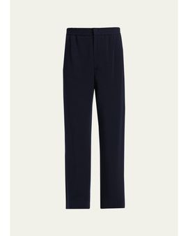 Giorgio Armani Men's Straight-Leg Wool Trousers