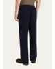 Giorgio Armani Men's Straight-Leg Wool Trousers - 3