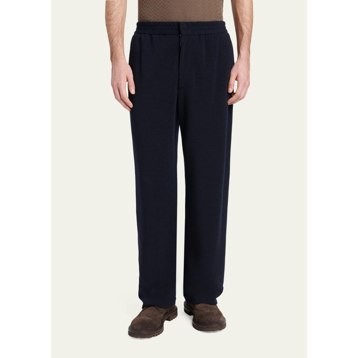 Giorgio Armani - Men's Straight-Leg Wool Trousers