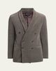 Giorgio Armani Men's Stripe Chenille Double-Breasted Shawl-Lapel Sport Coat - 1