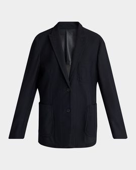 Giorgio Armani Patch Pocket Mesh Blazer
