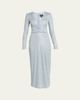 Giorgio Armani Plunging Sequined Knit Dress - 1