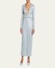 Giorgio Armani Plunging Sequined Knit Dress - 2