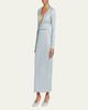 Giorgio Armani Plunging Sequined Knit Dress - 4