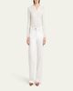 Giorgio Armani Ribbed Cashmere Silk Top - 2