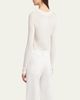 Giorgio Armani Ribbed Cashmere Silk Top - 3
