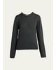 Giorgio Armani Sequin-Trim Silk Knit Sweater - 1