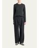 Giorgio Armani Sequin-Trim Silk Knit Sweater - 2