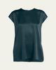 Giorgio Armani Short Sleeve Silk Blouse - 1
