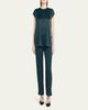 Giorgio Armani Short Sleeve Silk Blouse - 2