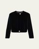 Giorgio Armani Short Velvet Jacket - 1