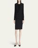 Giorgio Armani Silk Cady Pencil Skirt - 2