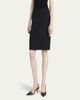 Giorgio Armani Silk Cady Pencil Skirt - 4