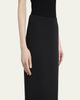 Giorgio Armani Silk Cady Pencil Skirt - 5