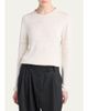 Giorgio Armani Silk Knit Beaded Crewneck Sweater - 4