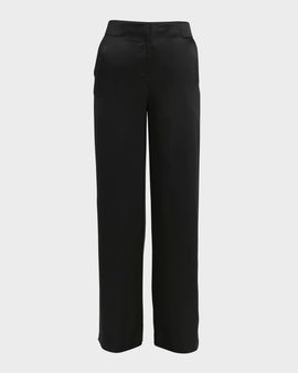 Giorgio Armani Silk Wide-Leg Trousers