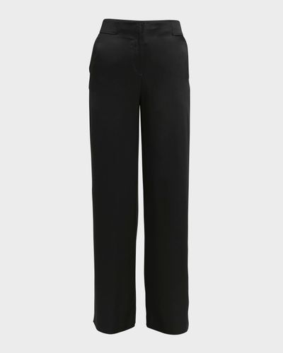 Giorgio Armani Silk Wide-Leg Trousers